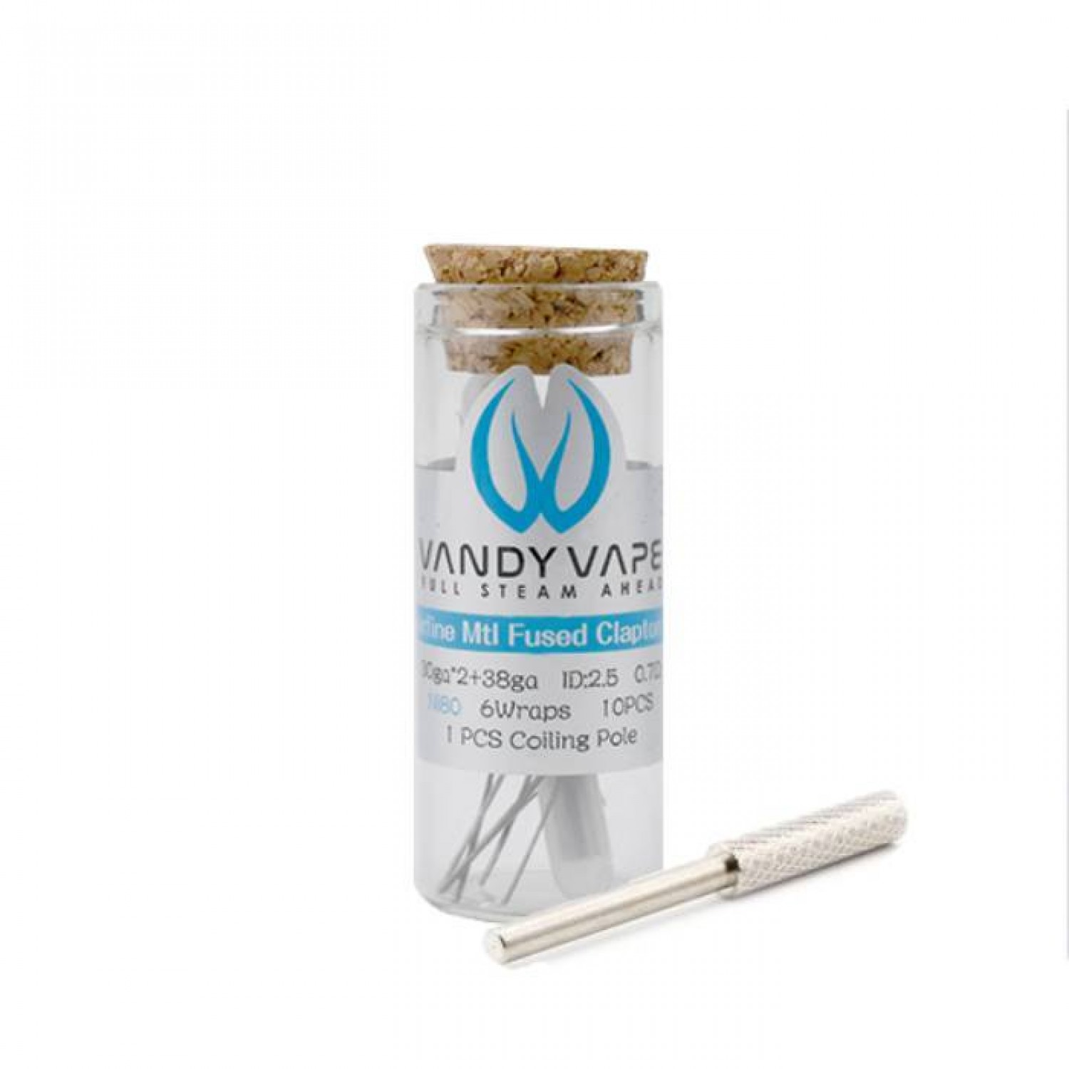 Vandy Vape Superfine MTL Fused Clapton Prebuilt Coil Ni80 0.7ohm