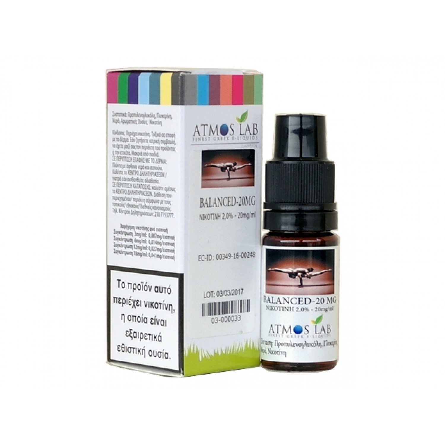 Atmos Lab Nic-Base Balanced 20mg 10ml