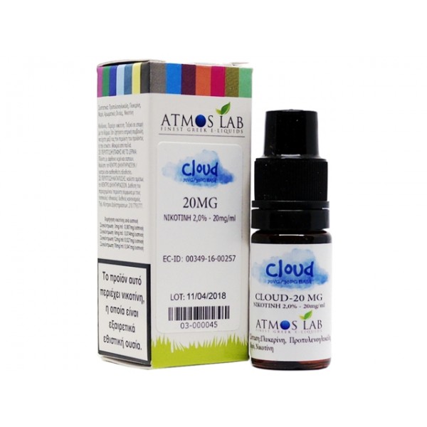 Atmos Lab Nic-Base Cloud 20mg 10ml