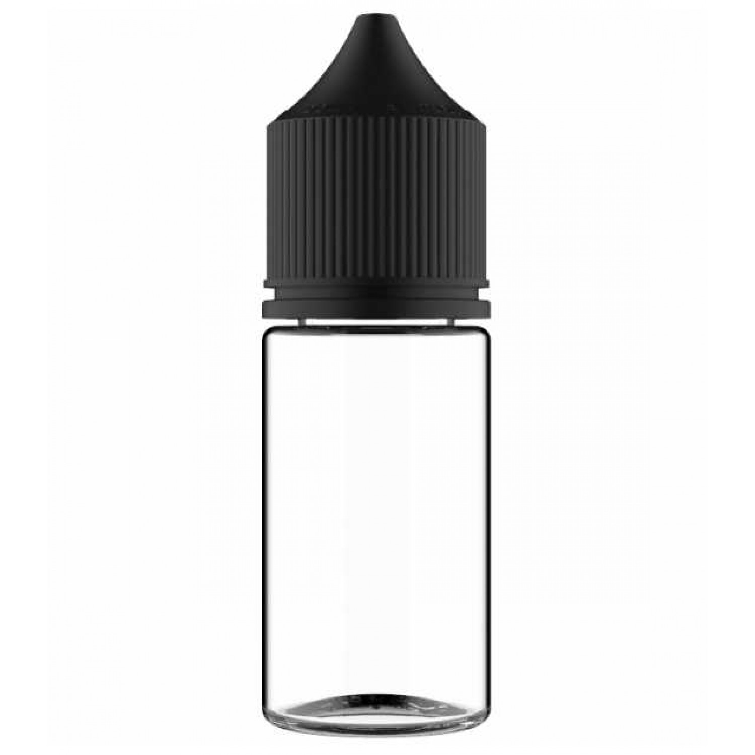 Chubby Gorilla 30ml Clear Stubby V3 Solid Black Cap Chubby Gorilla 30ml Clear Stubby V3 Solid Black Cap