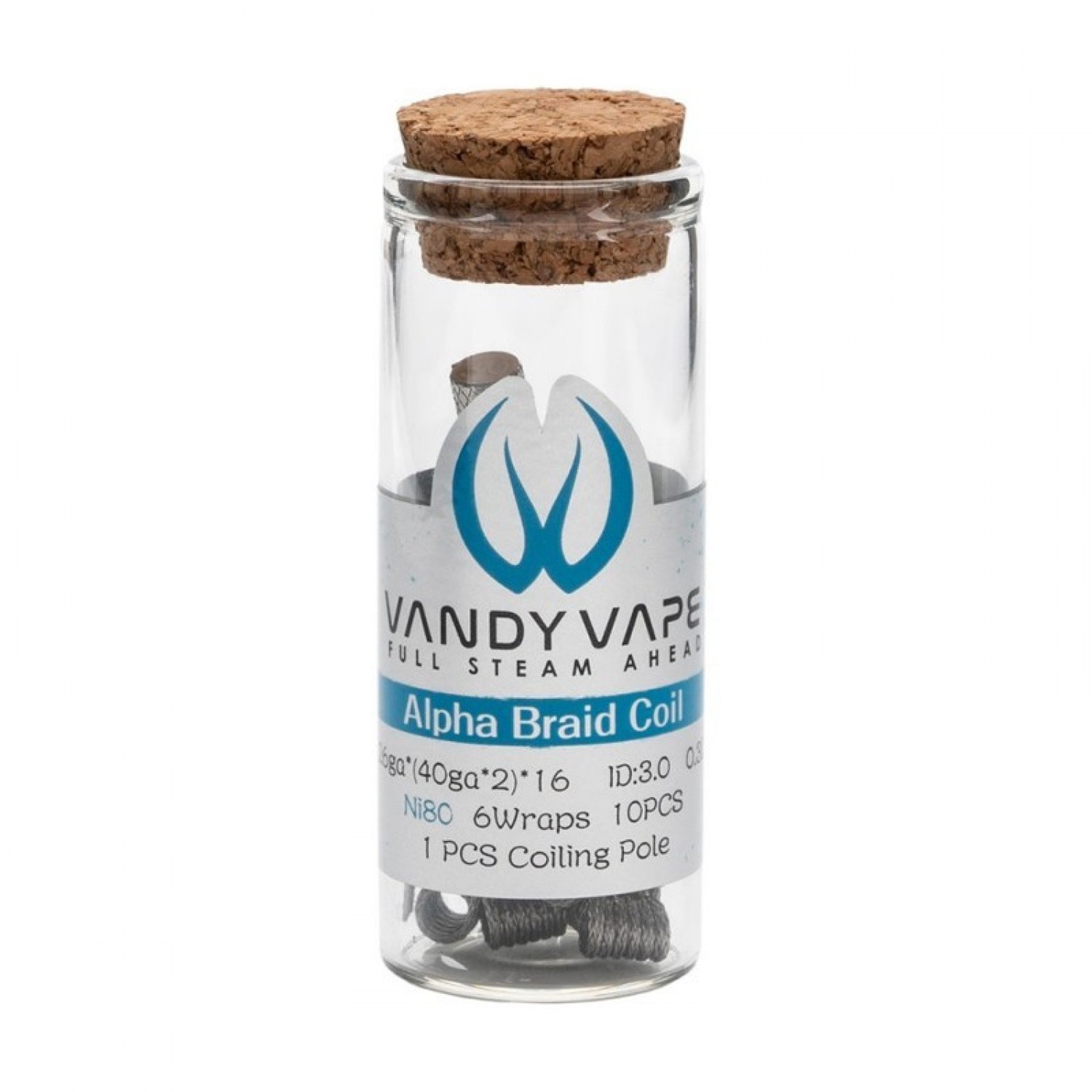 Vandy Vape Alpha Braid Coil 26ga*(40ga*2)*16 Ni80-0.3ohm