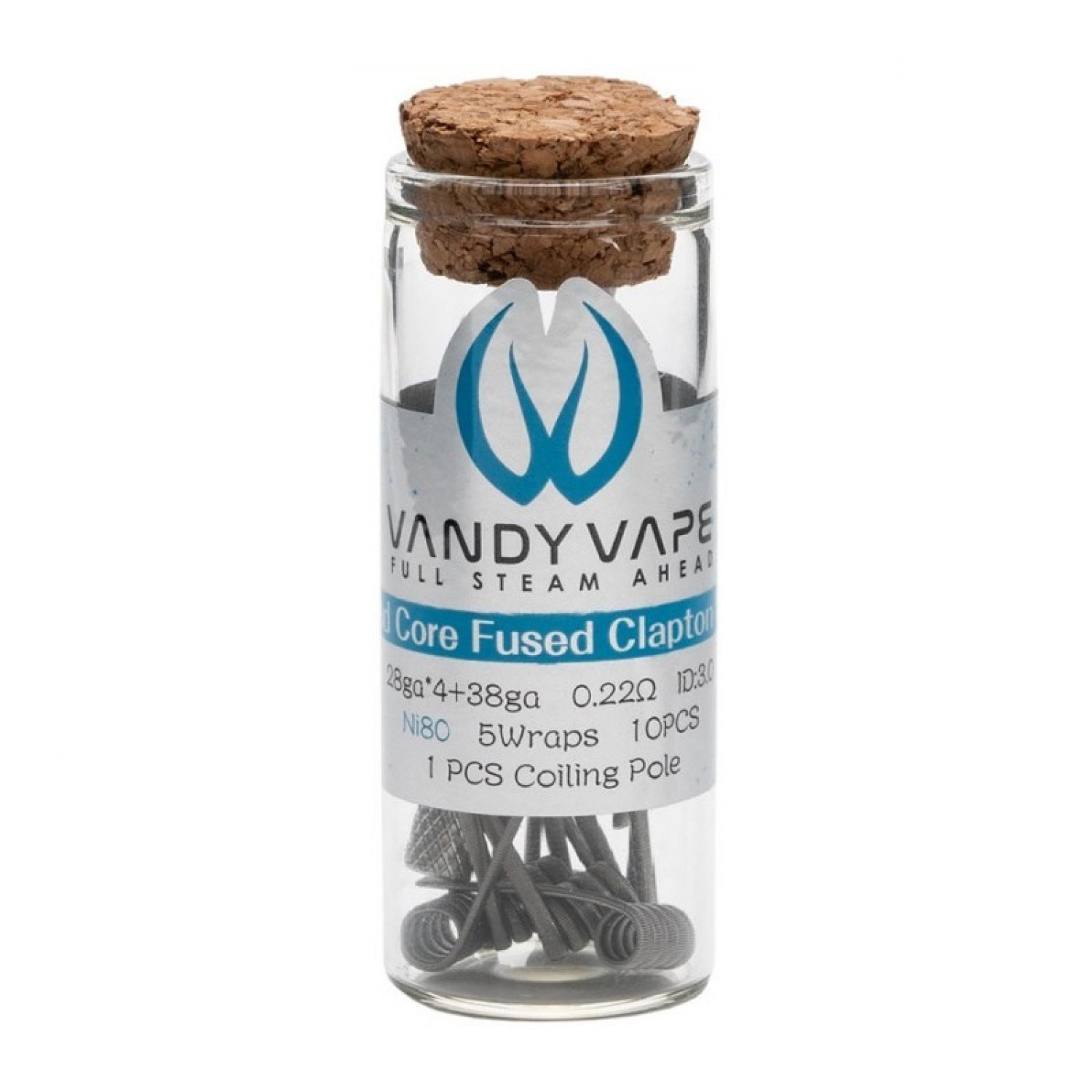 Vandy Vape Quad Core Fused Clapton Coil 28ga*4+38ga Ni80-0.22ohm