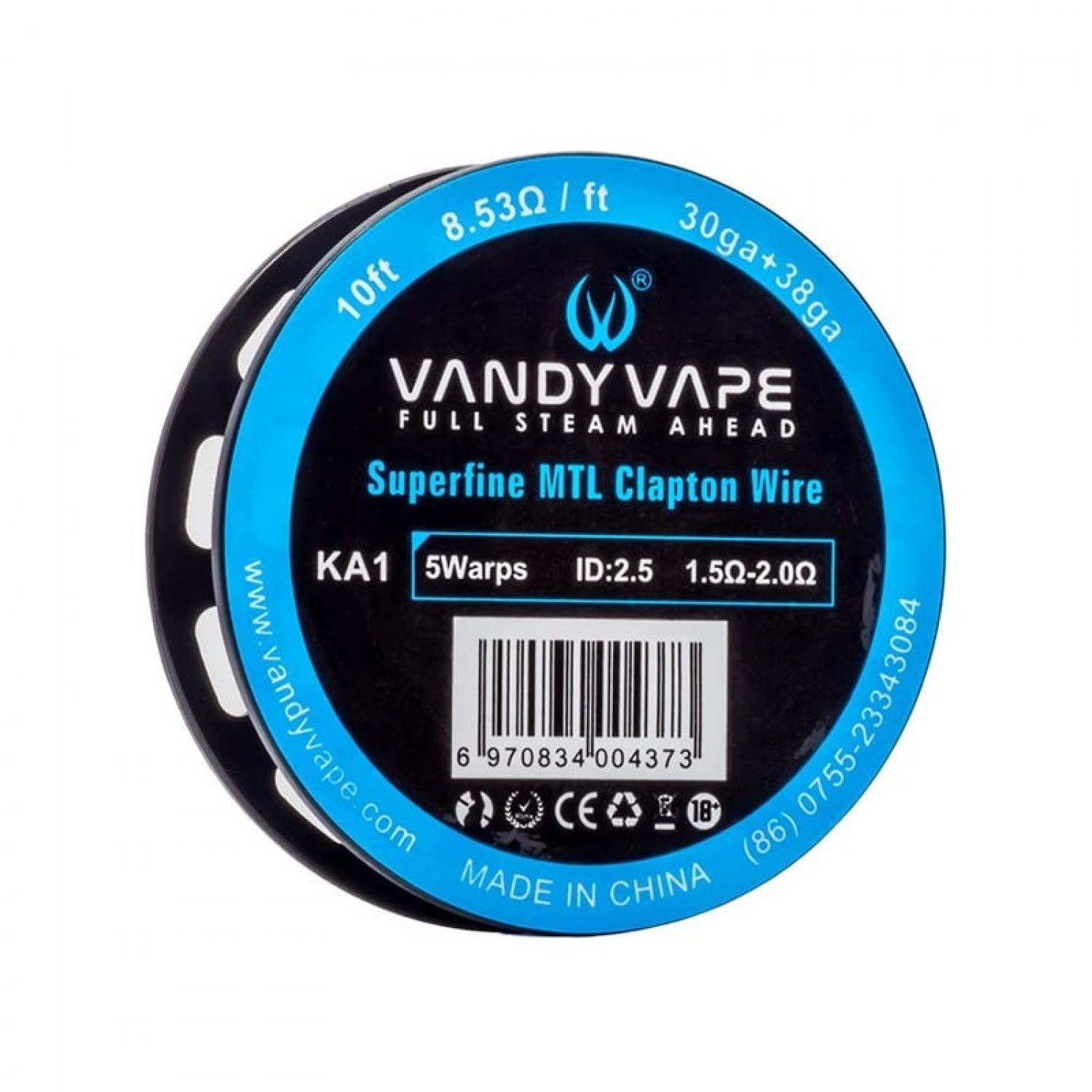 Vandy Vape KA1 Superfine MTL Clapton Wire 30ga+38ga 3m