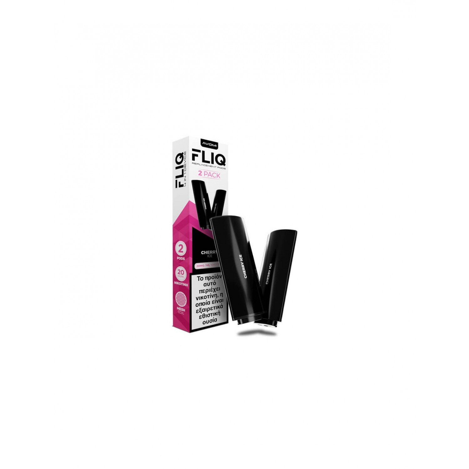 AVOMI FLIQ Cherry Ice Prefilled Pod 2ml 20mg (PACK OF 2)
