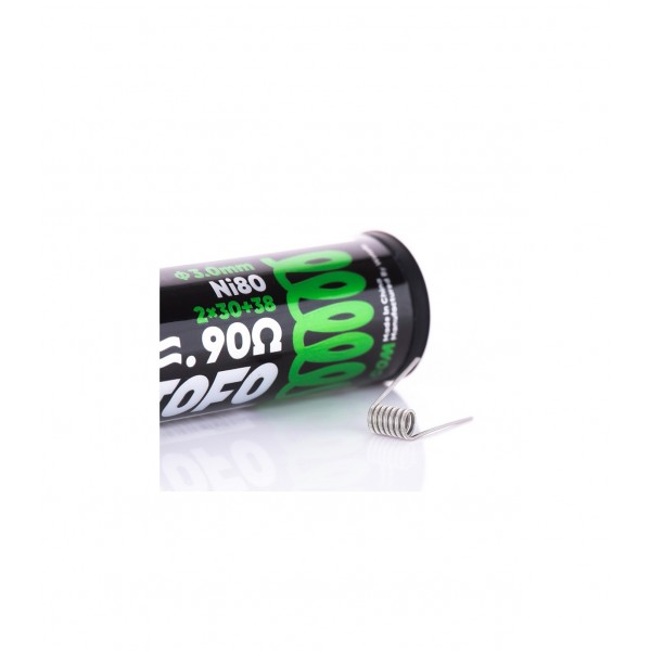 Wotofo Dual Core Fused Clapton 2x30G+8G 0.9ohm Prebuilt Coils 