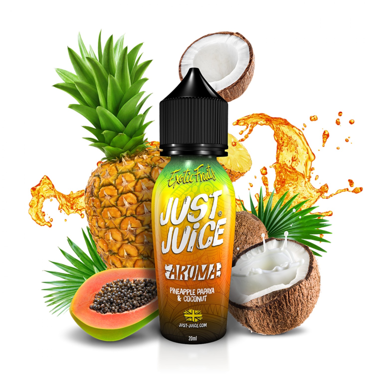 Just Juice Pineapple Papaya & Coconut 20ml (60ml)