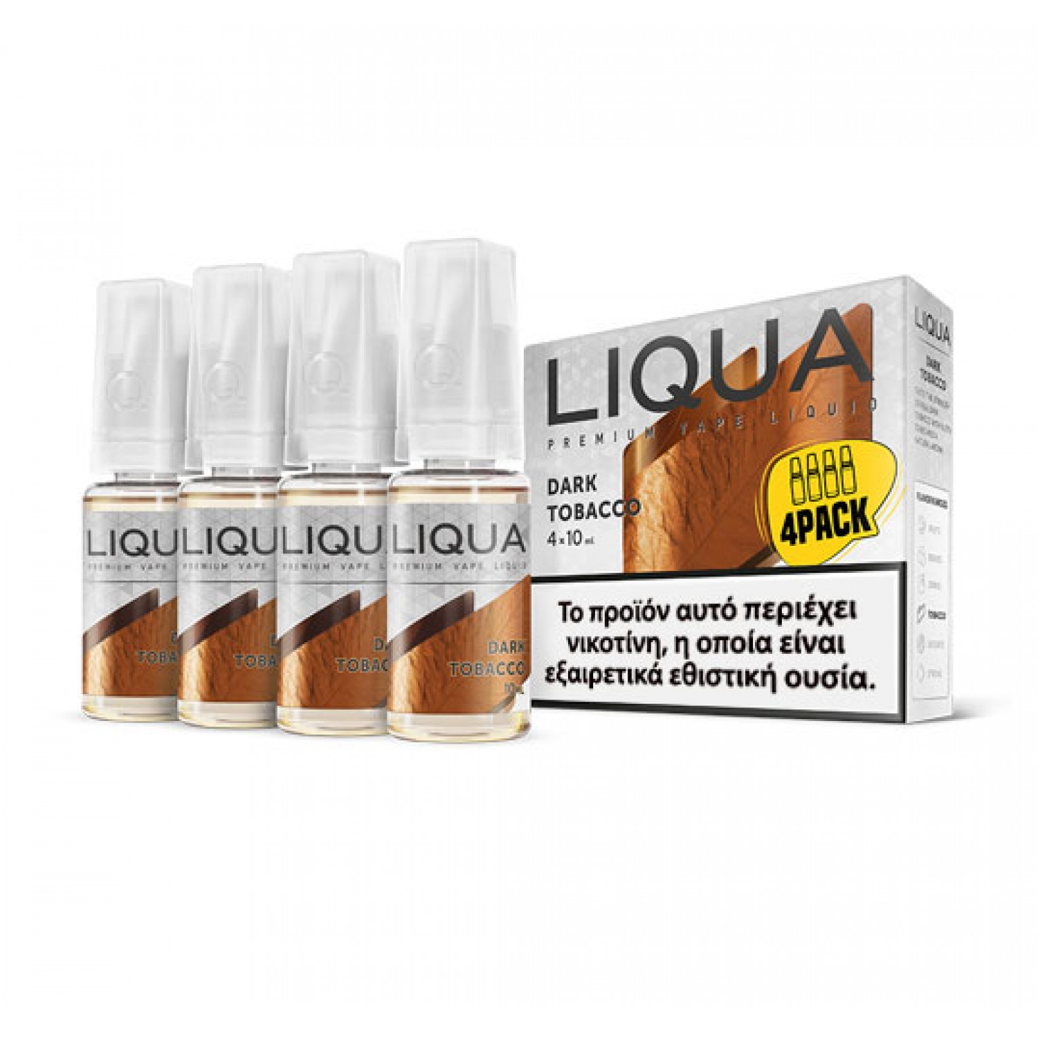 Liqua New Dark Tobacco 4 x 10ml Liqua New Dark Tobacco 4 x 10ml