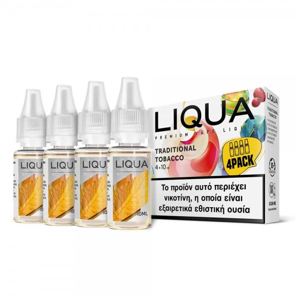 Liqua New Traditional Tobacco 4 x 10ml