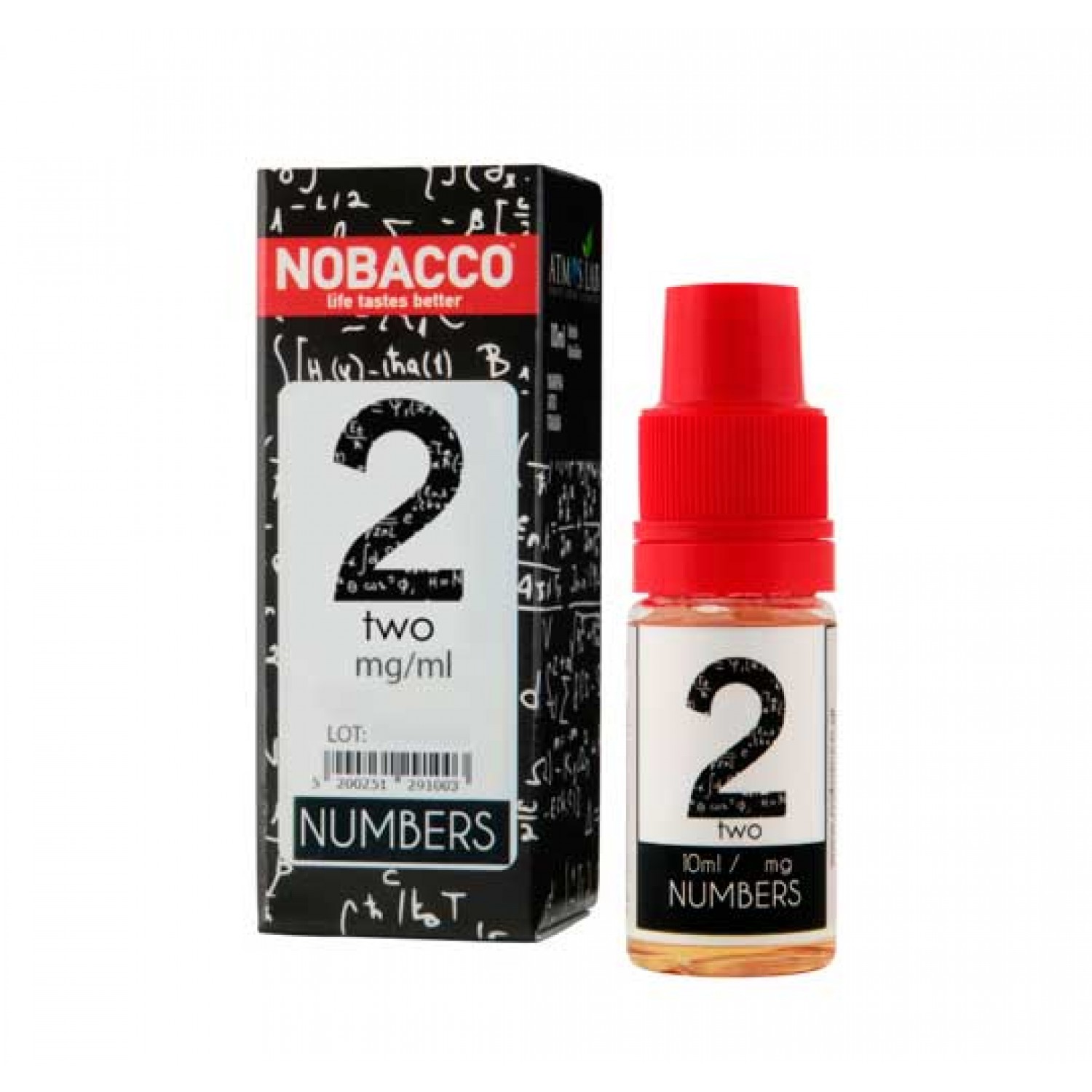 NOBACCO-NUMBERS - TWO 10ml NOBACCO-NUMBERS - TWO 10ml