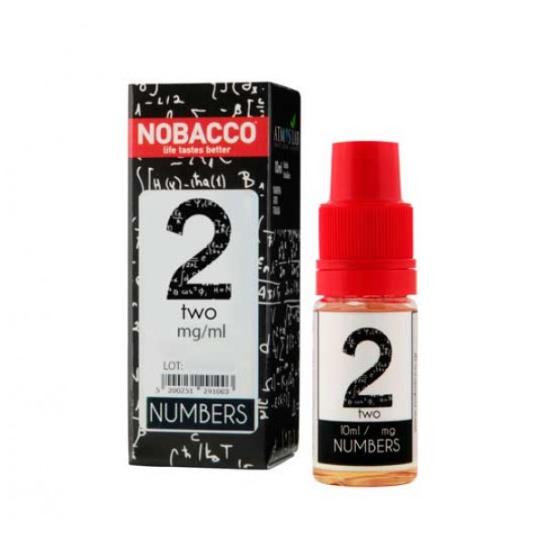 NOBACCO-NUMBERS - TWO 10ml NOBACCO-NUMBERS - TWO 10ml