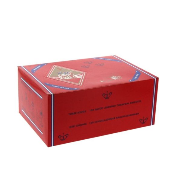 Three Kings Κάρβουνα Ναργιλέ Ταχείας Καύσης 40mm 