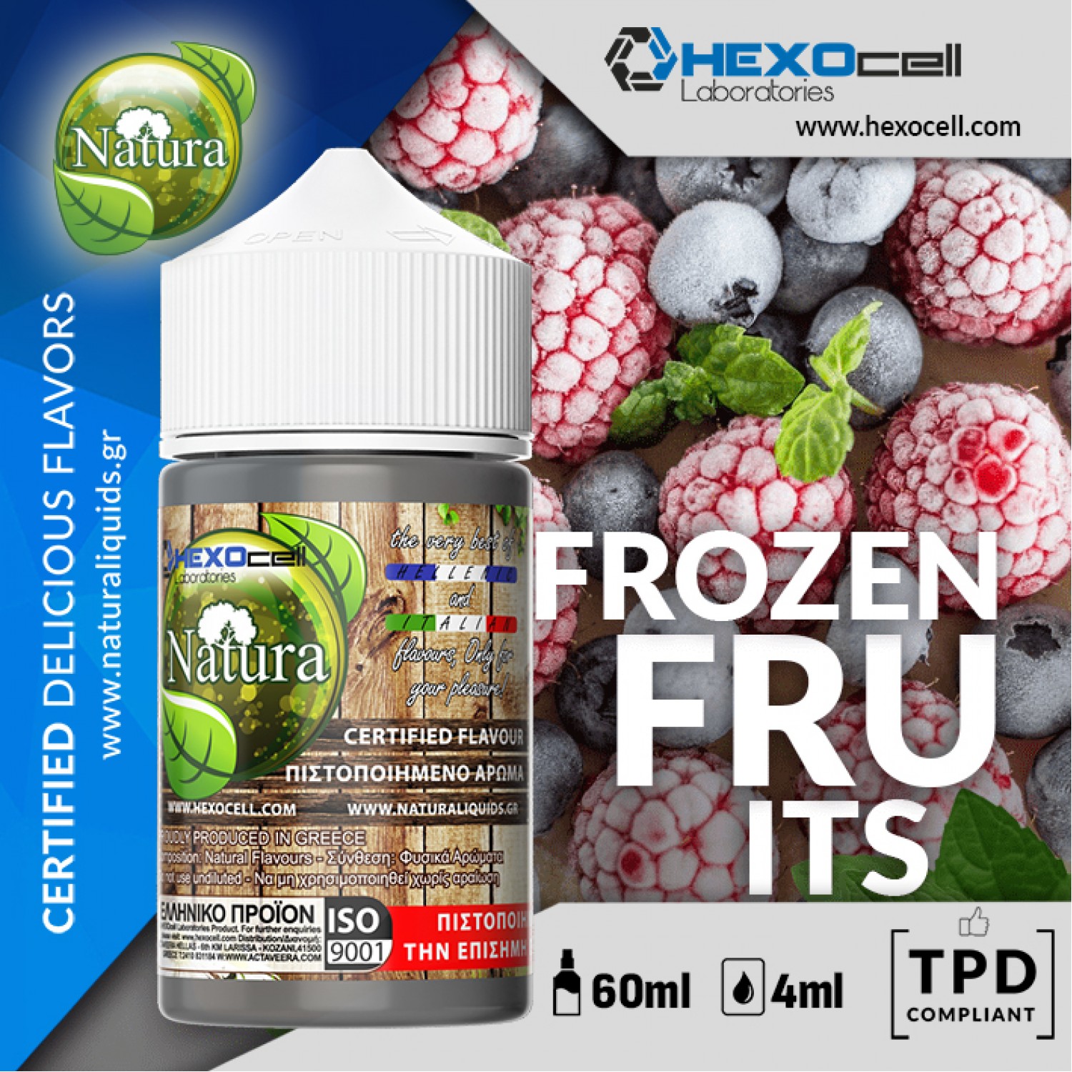 Hypermix Ultra - Natura Frozen Fruits 4ml (60ml) Hypermix Ultra - Natura Frozen Fruits 4ml (60ml)