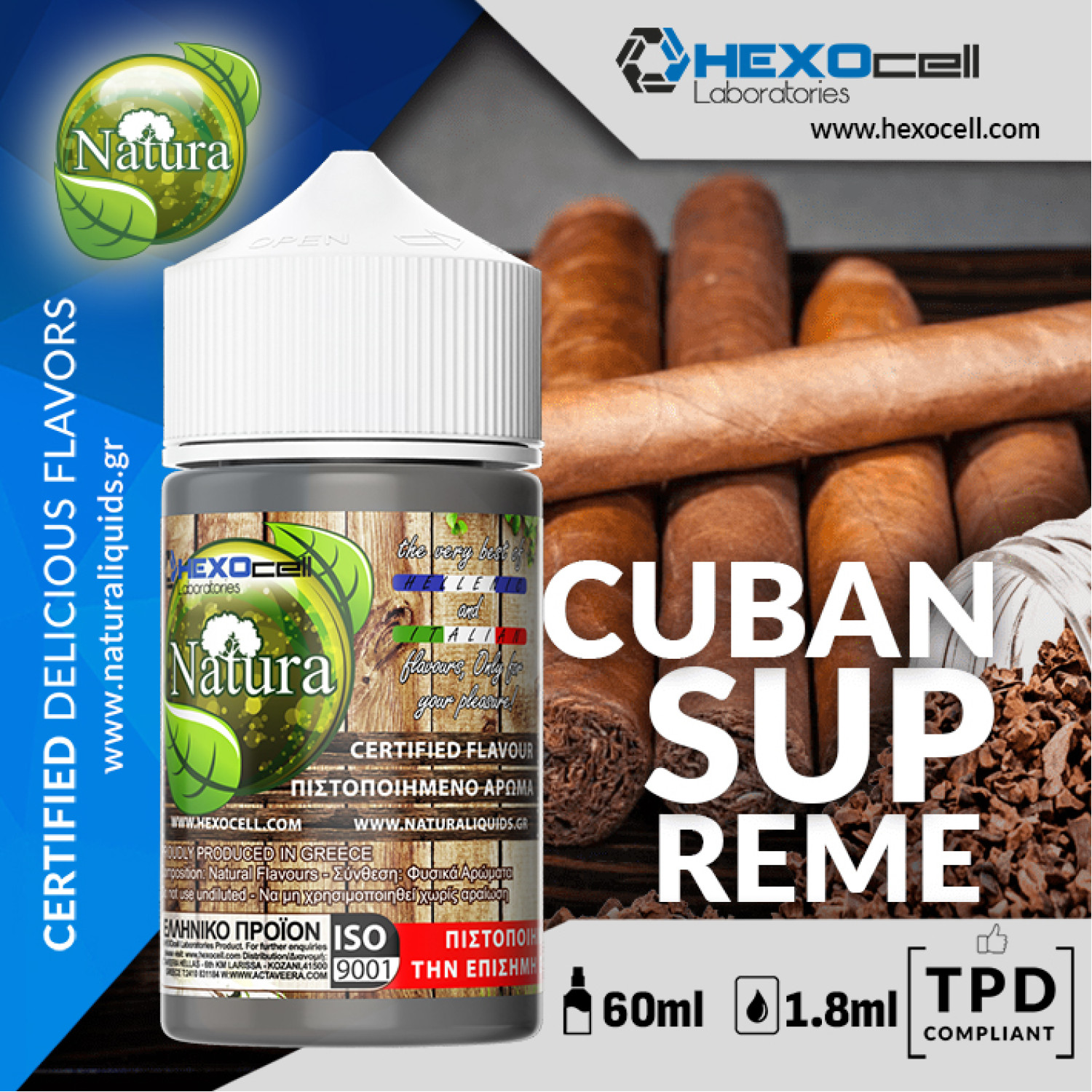 Hypermix Ultra - Natura Cuban Supreme 1.8ml (60ml)