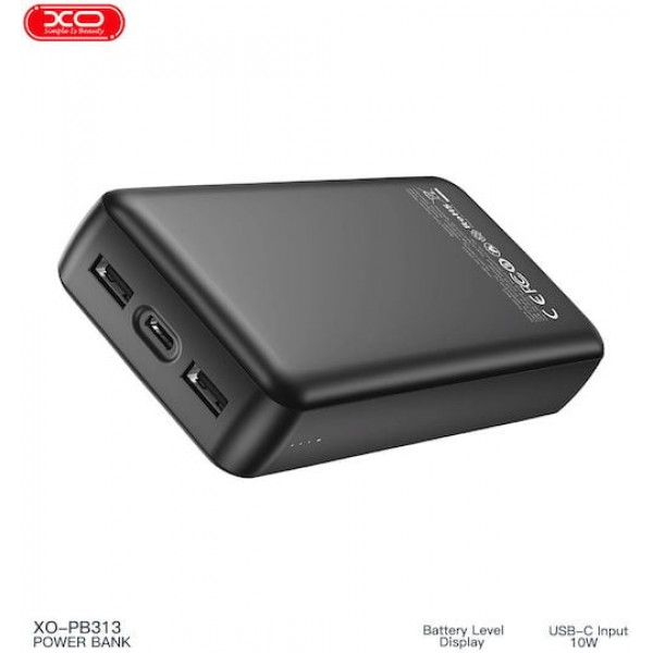 XO Power Bank 20000mAh, black – PB313